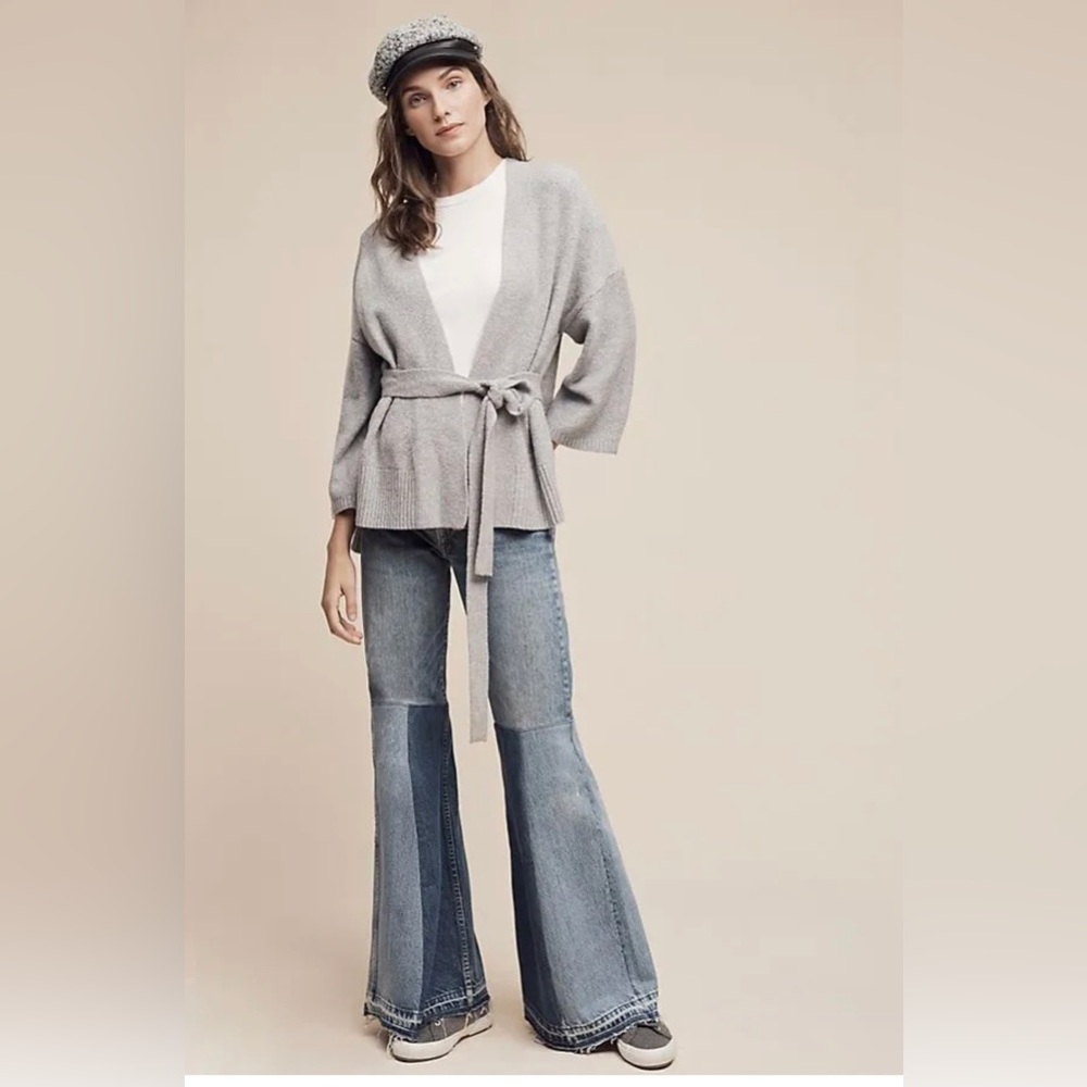 ANTHROPOLOGIE Sleeping on Snow Alcott Kimono Cardigan